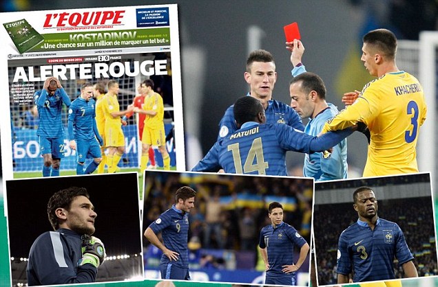 Prancis Ditekuk 2-0 di Kiev oleh Ukraina